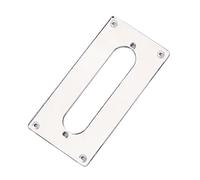 Anneaux de de pour remplacements à dessus plat de cadre de couverture de micros pour basse de guitare électrique, anneaux de de cadre de doré/argenté