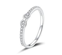 Anneaux de doigt de symbole à l'infini pour les femmes anneaux empilables Band Fine Bijoux