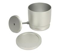 Anneaux de dosage en alliage d’aluminium de 58 mm, presse pour le café moulu, ramasseur de café pour l’espresso, tasse de dosage de café anti-éclaboussures avec bords lisses, outil (Argent 58MM)