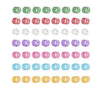 Anneaux de Dreadlocks 50 Pièces en Alliage Décorés Couleur Aléatoire | Tresses Diy, Accessoire Réutilisable, Adapté aux Photos Coiffures Tressées Couleur Aléatoire