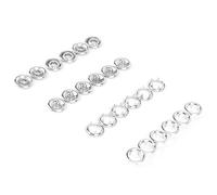 anneaux de fixation de bouton pression à broche creuse de 9,5 mm pour la fabrication de vêtementscostume une pièce pour bébé, Ensemble de boutons pression en métal de 200 pièces Clothing Accessories