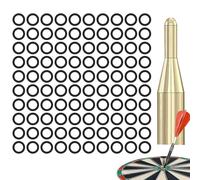 Anneaux de fléchettes en caoutchouc - Marches d'étanchéité robustes, équipement sûr, retenue solide | Équipement de lancer professionnel, amplificateur de stabilité durable avec kit de montage rapide