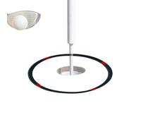 Anneaux de golf à coudre charnière design ultra fin | Outil de pratique de golf pliable et portable pour l'intérieur et l'extérieur