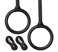 Anneaux De Gymnastique, Anneaux De Gymnastique En Bois, Anneaux D'entraînement, 28mm Anneaux De Gymnastique Et Sangles Sangles De Boucle Réglables Et Marquages Pour Entraînement Complet Du Corps