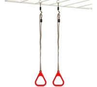 Anneaux de gymnastique pour | Kit de jeu d'entraînement réglable | Anneau d'entraînement pour | pour aire de jeux en plein air, jardin, cour, école, fitness, activités