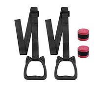 Anneaux de gymnastique réglables avec sangles,Équipement d'entraînement de force,Anneaux de traction pour enfants,Anneaux d'exercice à domicile avec sangles,Charge maximale : 200 kg