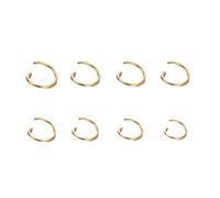 Anneaux de jonction 100-200Pcs/Lot Stainless Steel Open Jump Rings Split Connectors for DIY Jewelry Making Accessories(Open Ringx100pcs,6mm x 0.8mm)