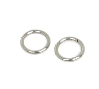Anneaux de jonction 200pcs/lot 4/5/6/7/8/9/10mm Stainless Steel Single Loops Open Jump Rings & Split Ring for DIY Jewelry Making Findings(1.0x8mm)