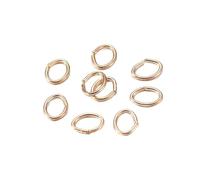 Anneaux de jonction 300pcs/lot 4 5 6 7mm Oval Jump Rings Split Connectors for Diy Jewelry Finding Making Open Metal(Color 4,5x7mm)