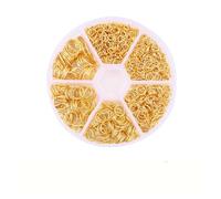 Anneaux de jonction 4/5/6/7/8/10mm Open Jump Rings for Jewelry Making, Split, Link Loop, DIY Findings, 1 Set Box(Color 3)