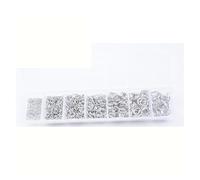 Anneaux de jonction 900 Pcs Alloy Open Jump Rings Mixed 3mm 4mm 5mm 6mm 7mm 8mm 10mm Split for DIY Jewelry Making Findings(Color 2)