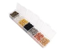 Anneaux de jonction One Set Box 3 4 5 6 7 8 10mm Colors Open Jump Rings Split Link Loop for DIY Jewelry Making Findings Connector(Mixed 6mm 1400pcs)