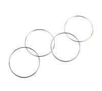 Anneaux de liaison chinois - 4 pièces de magie de fête, cercles en acier robuste, ensemble de gadgets professionnels, kit d'illusion créative | Accessoires de performance de scène classique Mentalisme
