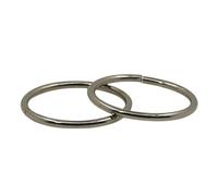 Anneaux de liaison magiques, tours de magie doubles anneaux, Tour de Magie Double Anneaux Magiques, Anneaux de liaison pour tours de magie, jouets magiques, kits et accessoires magiques pour magicien,