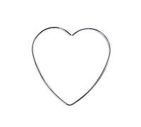 Anneaux De Macramé Coeur,Cercle Nu en Métal DIY Attrapes-rêves Matériel,pour Couronne De Noël De DIY, Décor De Couronne De Mariage, Attrape-rêves Et Artisanat Suspendu De Mur
