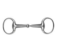 Anneaux de mors à olive en inox satin pour cheval Feeling Argenté 135 mm