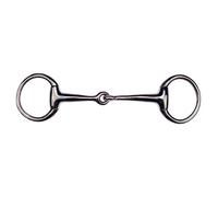Anneaux de mors olive de bride pour cheval Feeling 115 mm Argenté 115 x 14 x 55 mm