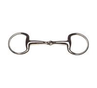 Anneaux de mors olive pour cheval Feeling maillechort Argenté 135 mm