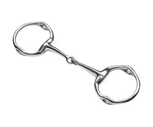 Anneaux de mors releveur olive pour cheval Feeling Argenté 115 mm