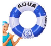 Anneaux de natation - Dispositif de flottaison jetable avec poignée pour tubes de natation | Piscine de style britannique, anneau épais pour homme, femme, plage