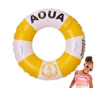 Anneaux de natation - Dispositif de flottaison jetable avec poignée - Style britannique épais pour piscine, adulte, homme, plage