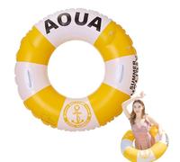 Anneaux de natation - Dispositif de flottaison jetable Tubes de natation | Piscine Anneau de sauvetage style britannique pour adulte, femme, plage, piscine