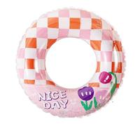 Anneaux de natation durables avec motif coloré - Anneaux gonflables pour piscine et plage - Anti-fuite