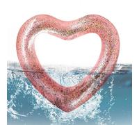 Anneaux de Natation gonflables | Tubes de Piscine en Forme de cœur pour - Tube de Natation d'été de Flotteur de Coeur d'amusement de l'eau pour l'enterrement de Vie de Jeune Fille de Plage de Piscine