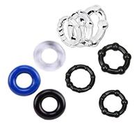 Anneaux de pénis avec ceinture d'anneau de scrotum,anneau de pénis en silicone extensible de qualité supérieure,anneau de pénis pour le retard des hommes sexuels KLK3