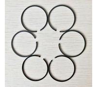 Anneaux de Piston de 38mm, 6 pièces, pièces de rechange Compatible avec tronçonneuse 018 MS180 MS 180