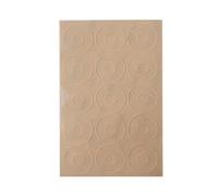 Anneaux de préhension autocollants antidérapants Poignée de règle pratique Autocollant antidérapant pour courtepointe Règle Quilt Modèles