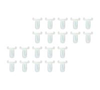Anneaux de Présentation ABS 100 Pièces de Vernis à Ongles Blancs | Comparaison des Teintes, Anneaux Forme Bague, pour Consultation Client et Usage Domestique, Gel et Flacons