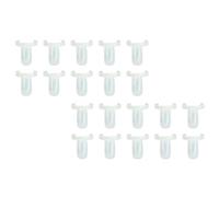Anneaux de Présentation pour Nail Art, 100 Pièces en ABS Blanc | Flacons de Vernis et Faux Ongles, Léger et Portable, Salon, Consultation Client, Sélection Rapide