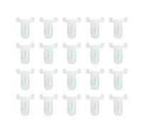 Anneaux de Présentation pour Ongles en Abs, 100 Pièces, Blancs | Couleur Compacte pour Gel et Faux Ongles, Affichage Organisé, Choix Rapide en Salon