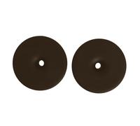 Anneaux de protection pour cheval en silicone Grooming Deluxe (x2) Marron TU