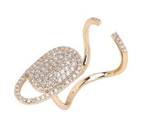 Anneaux de recouvrement d'ongles,Anneaux de décoration de doigts,Anneaux de recouvrement d'ongles,Anneaux d'index,Anneaux de recouvrement d'ongles en strass,Breloques pour le Nail Art