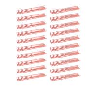 Anneaux de reliure de bureau, peignes, 30 trous, 12 mm, PP, rouge | Notes de cours, archive d'assemblage de documents réutilisables