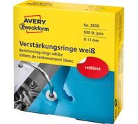 Anneaux de renforcement de perforation AVERY Zweckform 13 mm blanc 500 pièces
