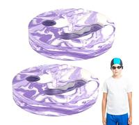 Anneaux de résistance de natation 18 cm Planche d'entraînement à la main pour cours de natation élastique et sûr Fitness aquatique & entraînement des bras Convient pour club de plage, piscine
