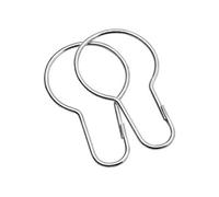 Anneaux de rideau de douche 12 pcs Métal