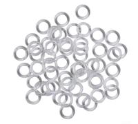 Anneaux de rideaux en plastique transparent de 14 mm de diamètre pour stores romains, pièces de guidage de cordon compatibles avec stores verticaux, disponibles en lots de 20, 50, 100 (20 pièces)