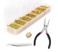 Anneaux de Saut,1170 pcs Or Anneaux Ouvert Jump Ring Anneau de Jonction,pour DIY La Fabrication de Bijoux Colliers 3mm 4mm 5mm 6mm 7mm 8mm 10 mm