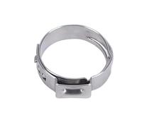 Anneaux de serrage PEX, 100 pièces 304 pinces de serrage PEX en acier inoxydable, anneaux de sertissage en continu/20(7.3-9.0mm)