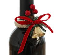 Anneaux De Serviette De Noël - Décoration d'Anneaux de Serviette à Cloches et Nœuds - Décoration pour Fête De Mariage,pour Noël Automne Fête de Vacances Pâques Dîner Festif à la