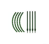 Anneaux de support empilables pour petites plantes en pot, support de cage en plastique réglable pour Noël, violet africain, protecteur de branches succulentes, vert (C)
