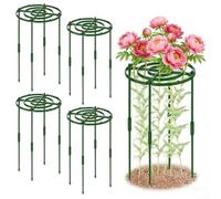 Anneaux de support en fer résistant à la rouille avec ouverture en maille de 30 cm et capacité d'extension vers le haut pour cultiver des plantes (B)