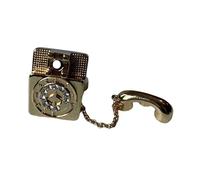 Anneaux de téléphone antiques, bijoux enduits d ' huile pour femmes, accessoire de fête Vintage, bijoux de téléphone rétro