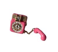 Anneaux de téléphone antiques, bijoux enduits d ' huile pour femmes, accessoire de fête Vintage, bijoux de téléphone rétro
