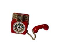 Anneaux de téléphone style antique avec revêtement d'huile et fonction accessoire de mode pour filles cadeaux méchants, taille unique, Comme décrit, Comme décrit.