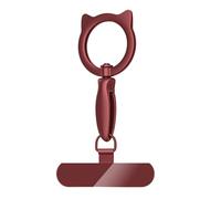 Anneaux de téléphone Support de sangle Patchs Grip Patchs Alliage d'aluminium Fermoir Pas de colle Pièces de rechange pour coque complète Ensemble coloré de poignée de doigt